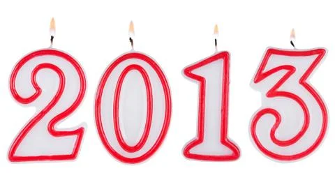 2013 digits Stock Illustration