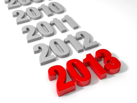 2013 is here! Illustrazione stock