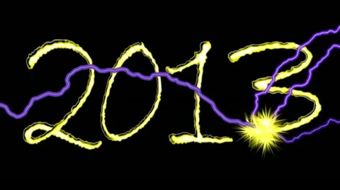 2013 New Year Video stock 12026305