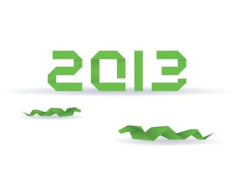 2013 new year Stock Illustration