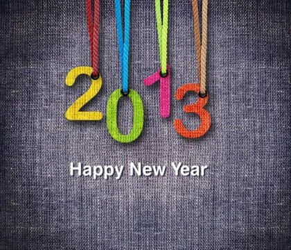 2013 New Year Stock Photos