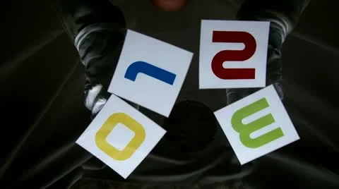 2013 numbers, time lapse Vídeo Stock 12717208