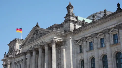 2013-reichstag-side Stock Footage 22694810