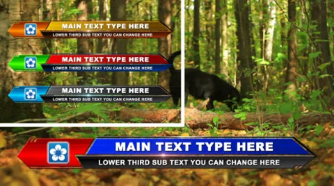2013 Revolution Lower Third Stock After Effects