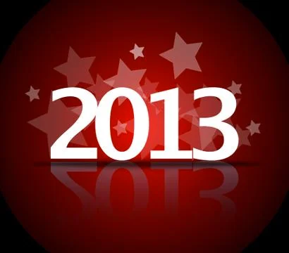 2013 Stars Background Stock-Illustration