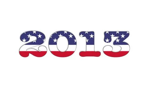 2013 usa. Stock Illustration