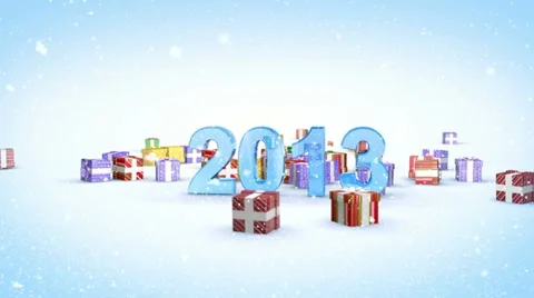 2013 year Stock Footage 12682576