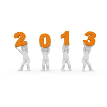 2013 is the year of hope Stock Illustration