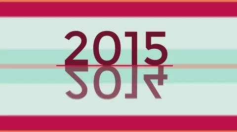 2014 to 2015 Stock Footage 42759333