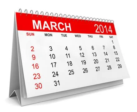 2014 calendar Stock Illustration