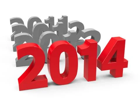 2014 come Stock Illustration