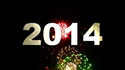 2014 Fireworks 02 Stock Footage 30896426