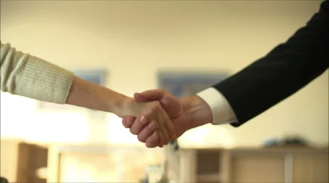 2014 handshake business 库存影片 35784222