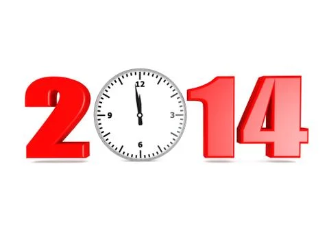 2014 new year Stock Illustration