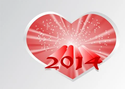 2014 new year Stock Illustration
