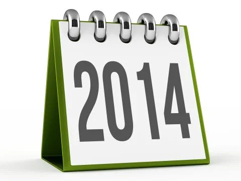 2014 Notepad Stock Illustration