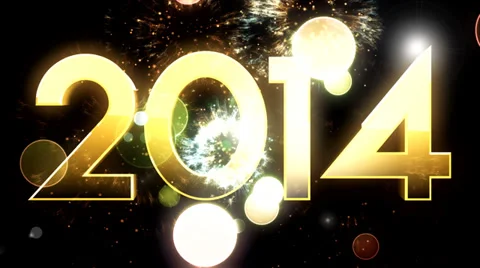 2014 Numeric New year 9 Stock Footage 31528578