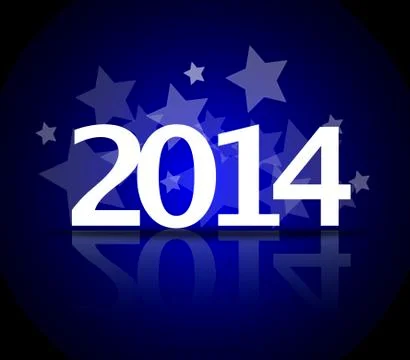 2014 Stars Background Stock-Illustration