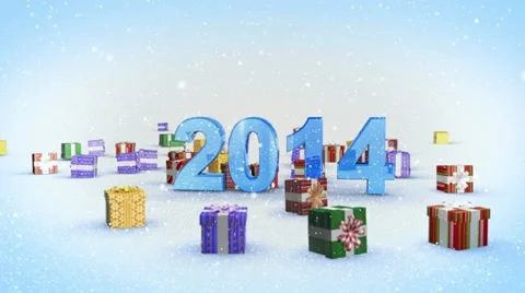 2014 year alpha Stock Footage 12734957