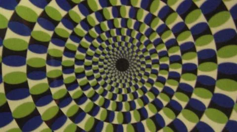 2014:.Pattern Of Cylindrical Shapes Blue Green And Black In Color On Pale Yellow Stock Photos