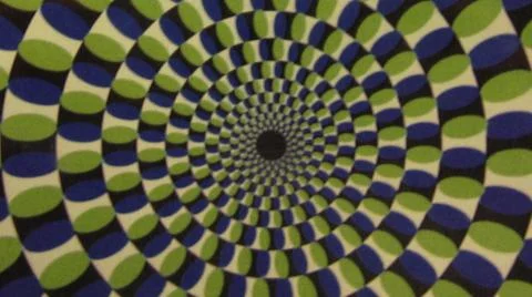 2014:.Pattern Of Cylindrical Shapes Blue Green And Black In Color On Pale Yellow Stock Photos