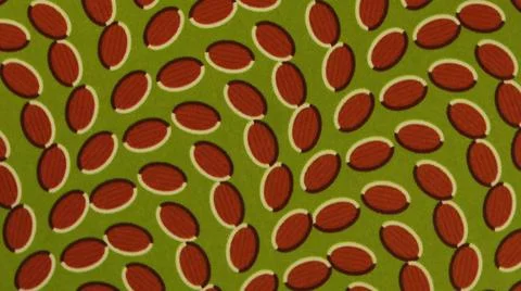 2014:.Picture Of Moving Pattern With Red Circular Shapes And Green Background Stock Photos