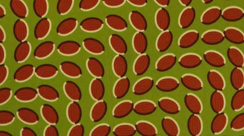 2014:.Picture Of Moving Pattern With Red Circular Shapes And Green Background Stock Photos