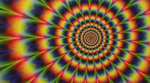 2014:.Psychedelic Hypnosis Example Looks Like Lots Of Drugs Foto stock