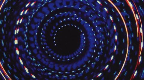 2014:.Red White And Blue Pattern On Black Background Twirls On Screen Stock Photos