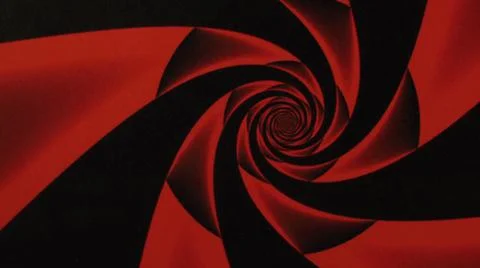 2014:.Swirling Optical Illusion On Clockwise Direction 写真素材