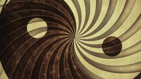 2014:.Three-Dimensional Image With Brown And White Colors Rotating 스톡 사진