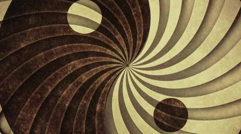 2014:.Three-Dimensional Image With Brown And White Colors Rotating Foto stock