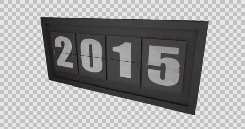 2015 2016 Board Change With Alpha Stock-Footage 58291271