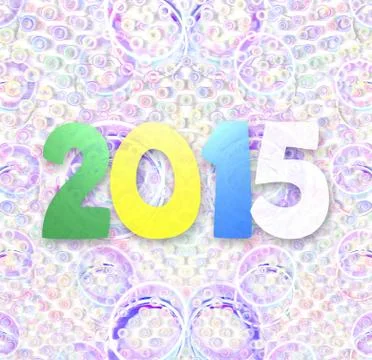 2015 abstract image Stock Illustration