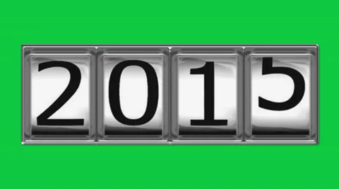 2015 on billboard Stock Footage 33667093