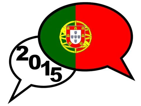 2015 bubble talk spain Stock Illustration