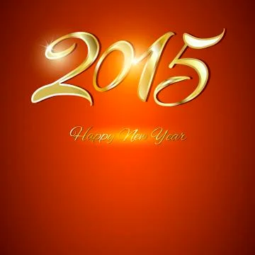 2015 card Illustrazione stock