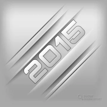 2015 chrom background Illustrazione stock