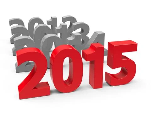 2015 come Illustrazione stock