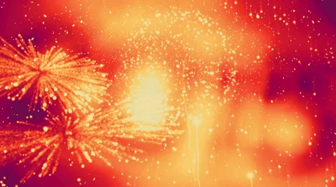 2015 with exploding fireworks Stock Footage 44693079