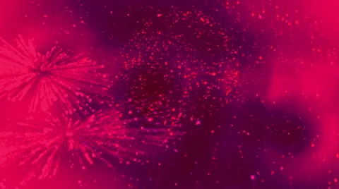 2015 with exploding fireworks Stock Footage 44693541