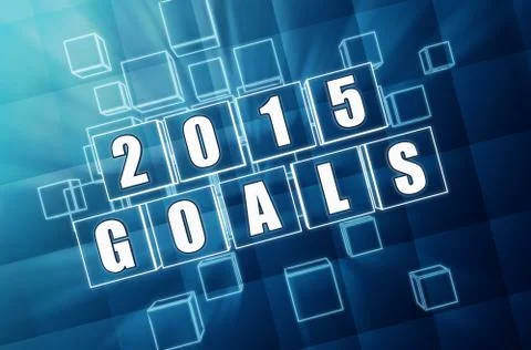 2015 goals Stock Illustration