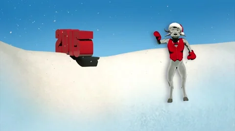 2015 Goat character dances Video stock 40466774