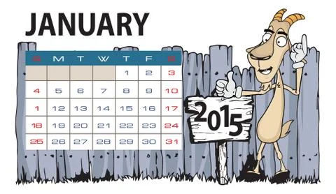 2015 happy new year Stock Illustration