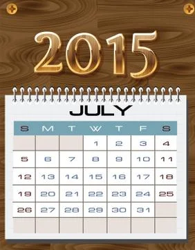 2015 happy new year Stock Illustration
