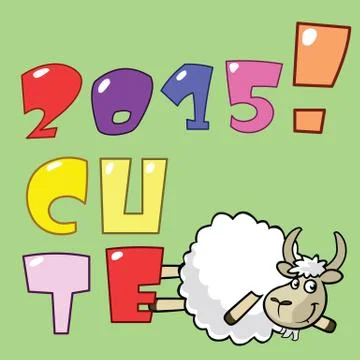 2015 happy new year Stock Illustration