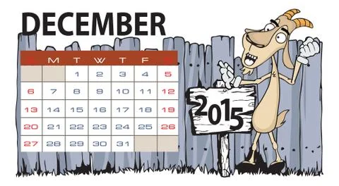 2015 happy new year Stock Illustration