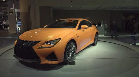 2015 Lexus RC F 库存影片 47577563