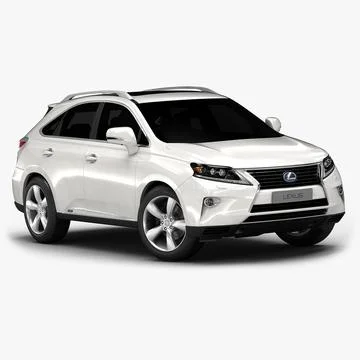 15 Lexus Rx 450h Low Interior 3d Model