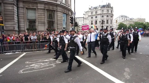 2015, London Pride. Stock Footage 51675539